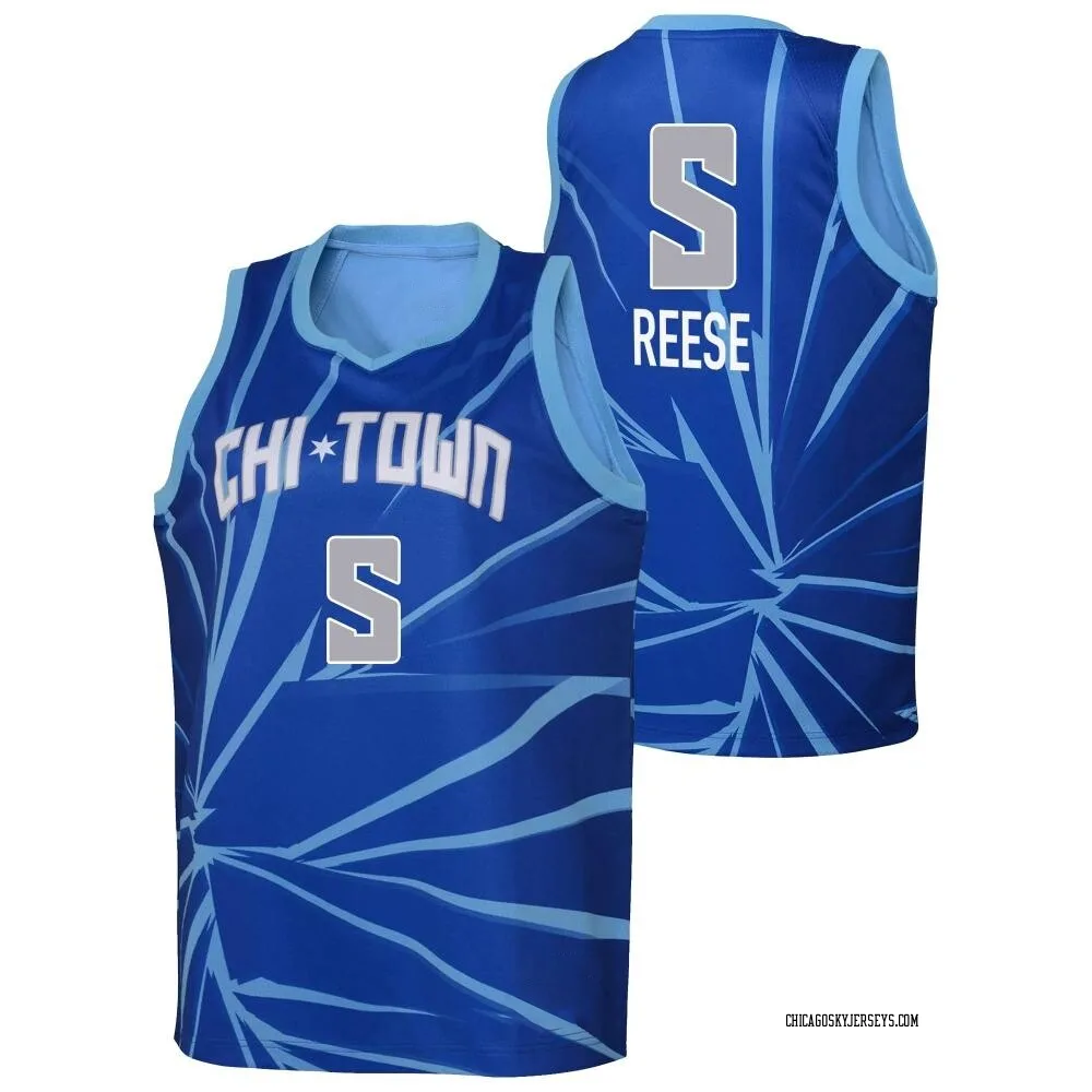 Youth Chicago Sky Angel Reese Rebel Edition Victory Blue 2021 Jersey - Sky  Store